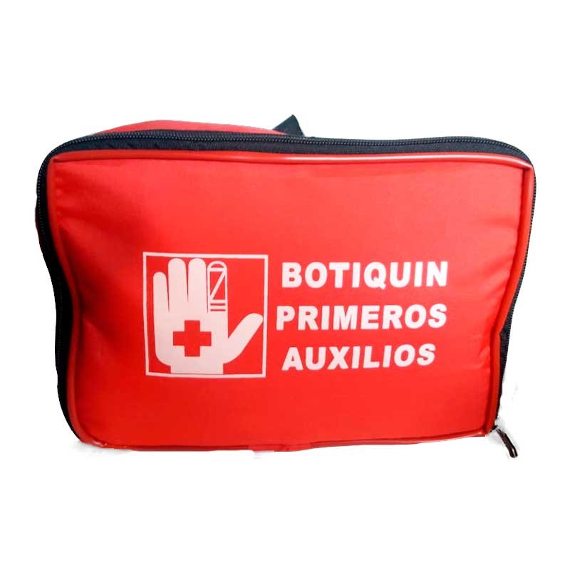 Botiquín / Kit Primeros Auxilios con Insumos Tipo Bolso