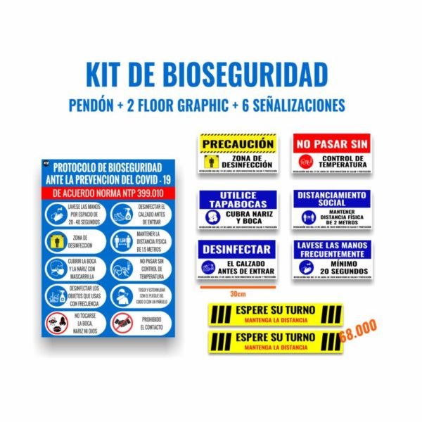 Kit Completo de bioseguridad