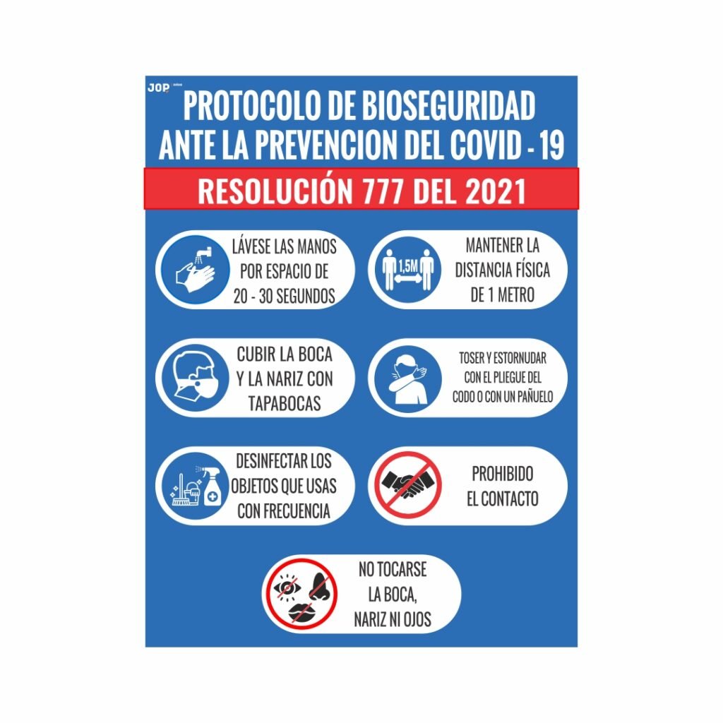 Pendon de bioseguridad prevencion covid