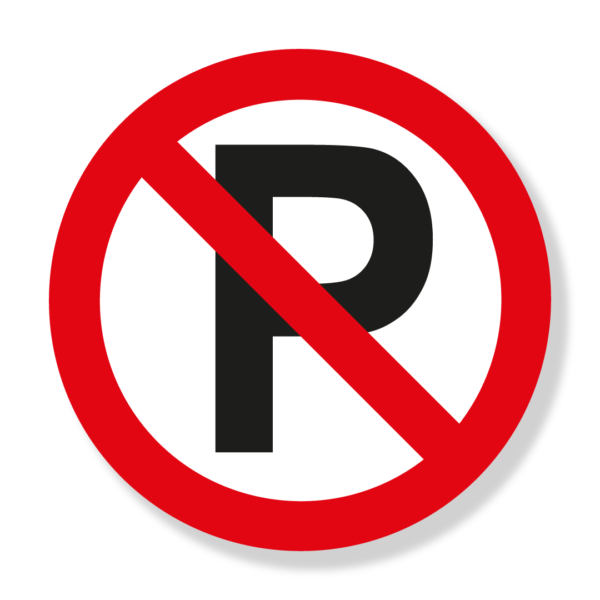 Prohibido Parquear (SR-28) Señalización Vial