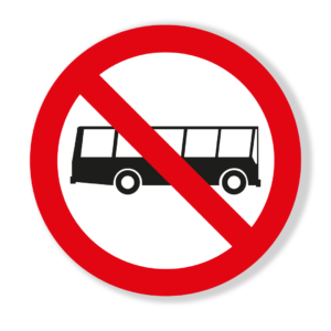 Circulación Prohibida de Buses (SR-52)