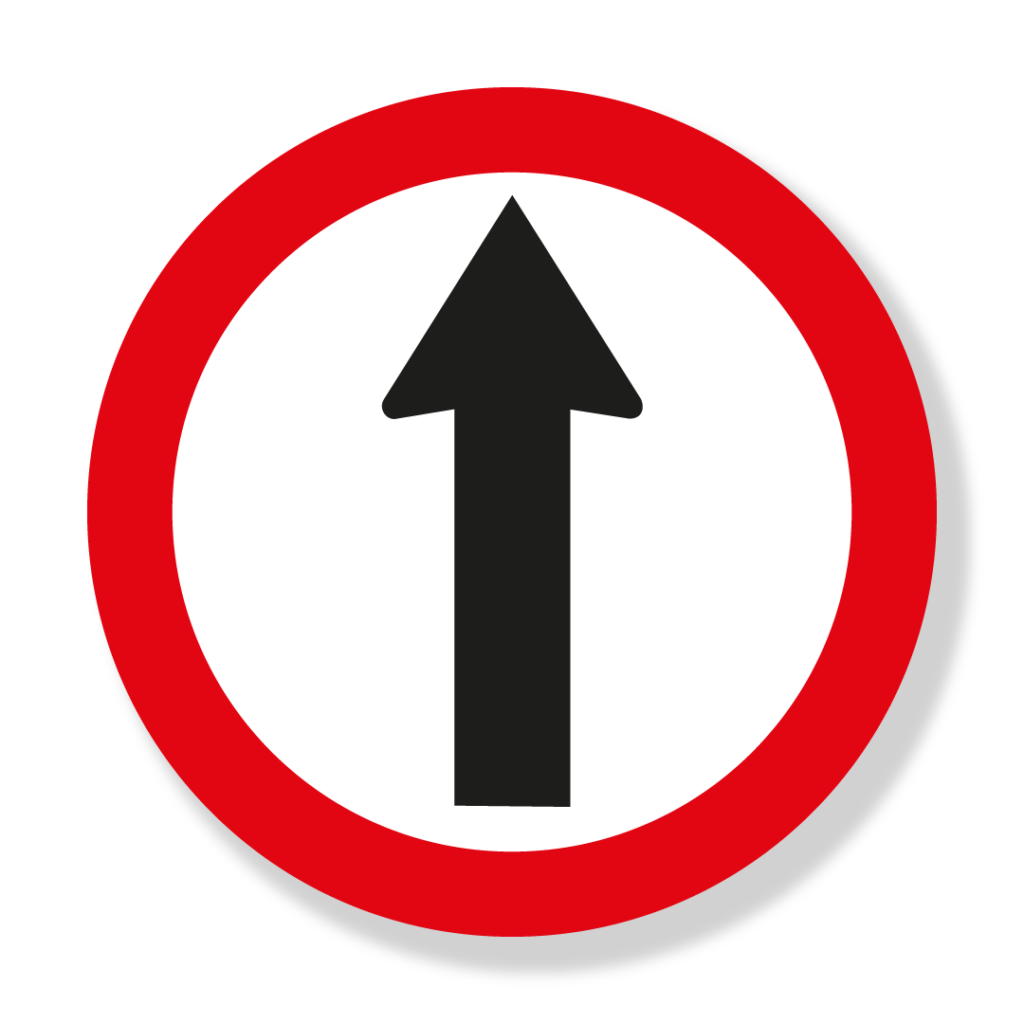 Siga De Frente (SR03) Señalización Vial - JOP Avisos - Vías