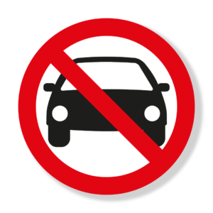 Circulación Prohibida de Vehículos Automotores