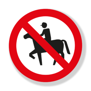 Circulación Prohibida De Cabalgaduras