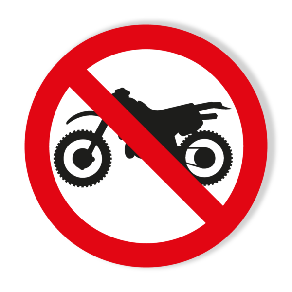 Circulación Prohibida De Motocicletas