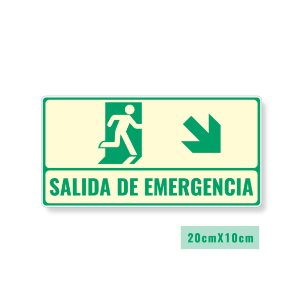 Señalización salida de emergencia