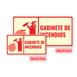 Señalización Gabinete de Incendios