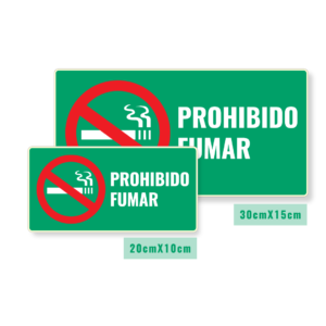 Señalización Prohibido Fumar