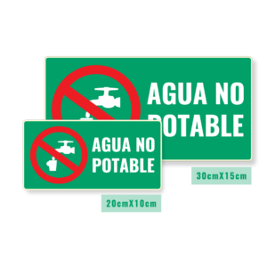 Señalización Agua No Potable