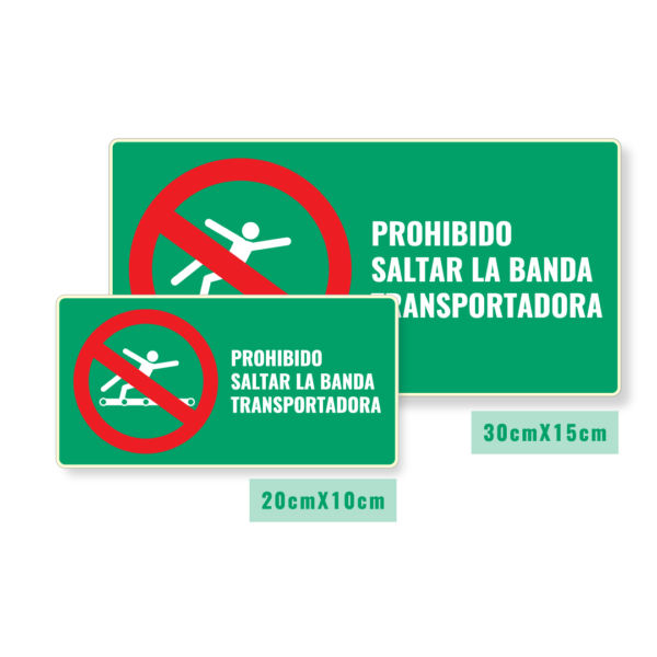 Señalización Prohibido Saltar