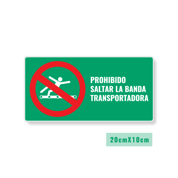 Señalización Prohibido Saltar