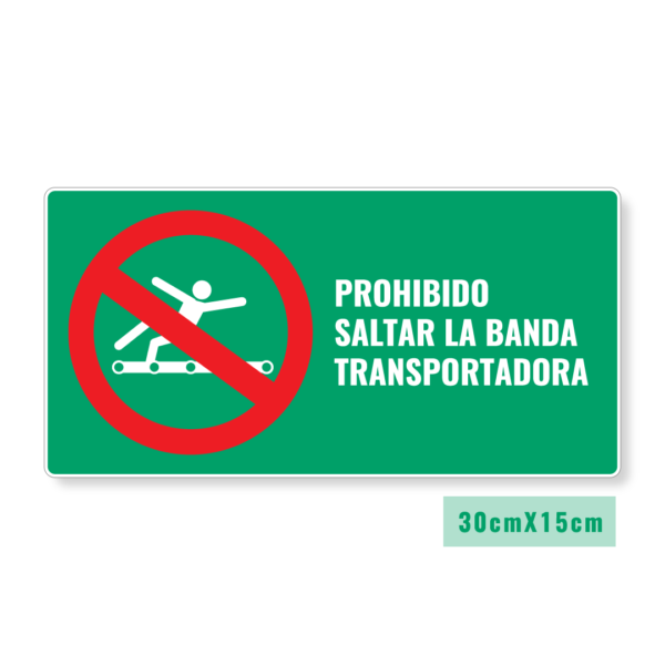 Señalización Prohibido Saltar