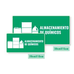 Señalización Almacenamiento de Químicos