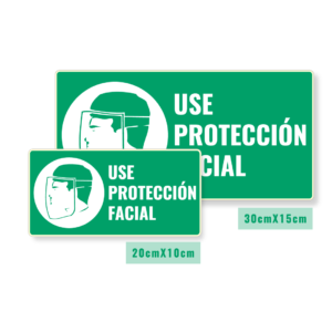 Señalización Use Protección Facial