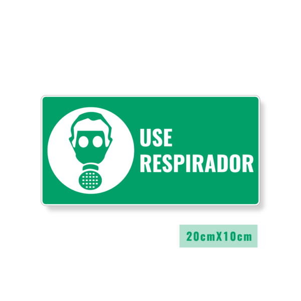 Señalización Use Respirador