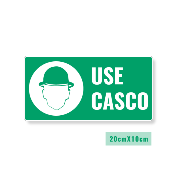 Señalización Use Casco