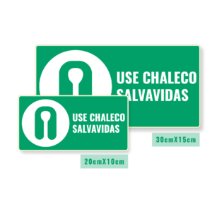 Señalización Use Chaleco Salvavidas