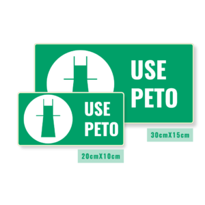 Señalización Use Peto