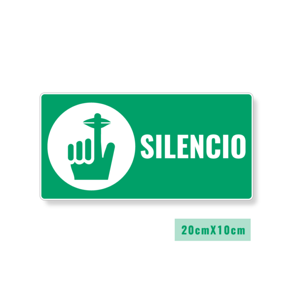 Señalización de Silencio