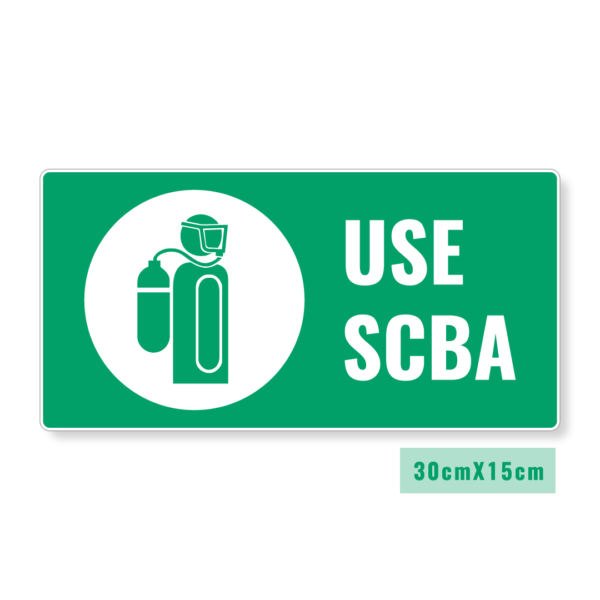 Señalización Use el SCBA