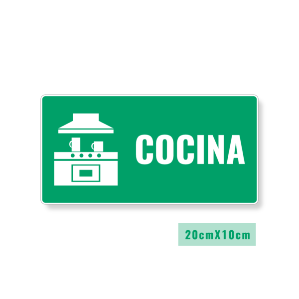 Señalización de Cocina