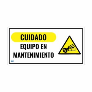 Cuidado equipo en mantenimiento