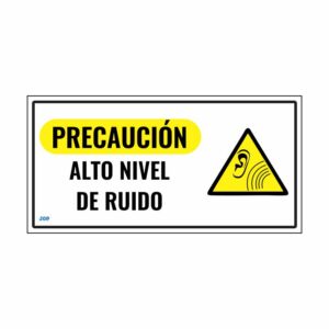 Precaucion alto nivel de ruido