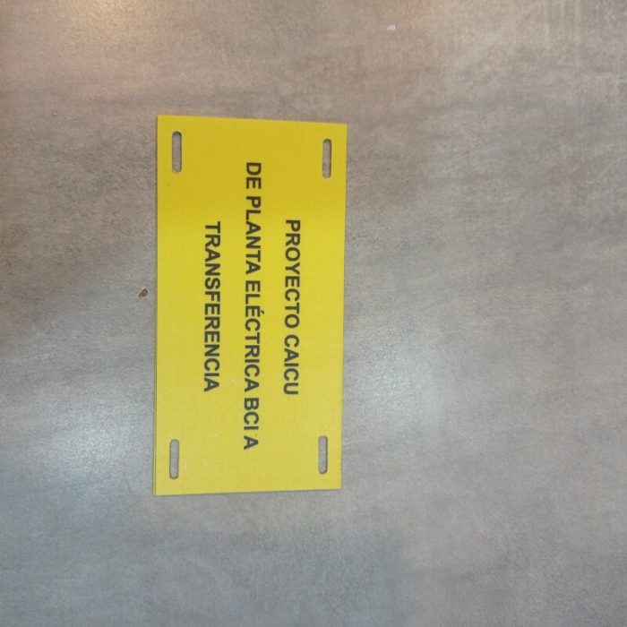 Señalizacion para cableado Electrico