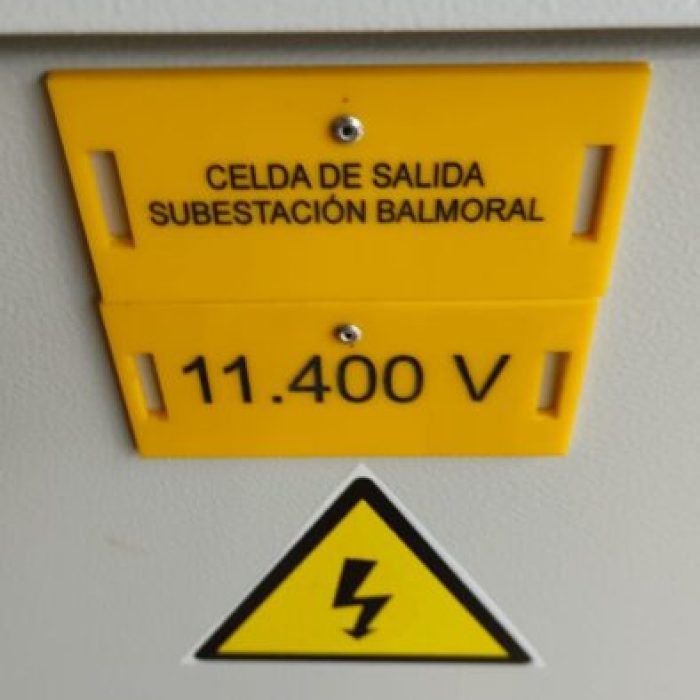 Marquillas Eléctricas Acrílicas